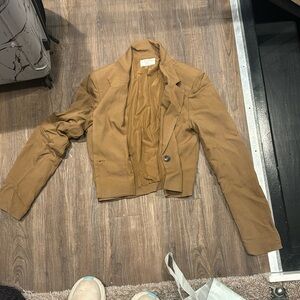 Z Supply Size Medium Brown Cropped Jacket Never Worn without tags.
